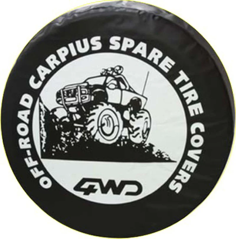 Source factory car tire protective cover tire cover spare tire cover protective cover thickened tire cover all black tire cover