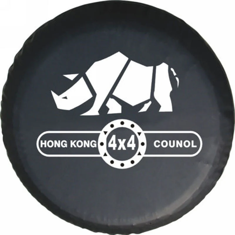 Source factory car tire protective cover tire cover spare tire cover protective cover thickened tire cover all black tire cover