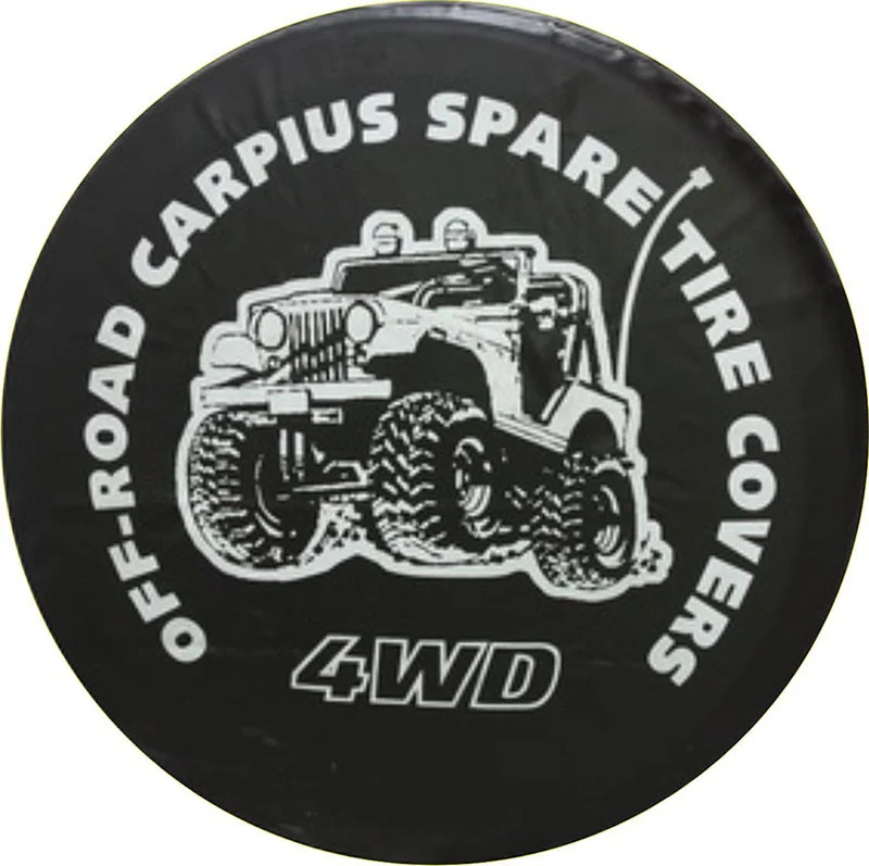 Source factory car tire protective cover tire cover spare tire cover protective cover thickened tire cover all black tire cover