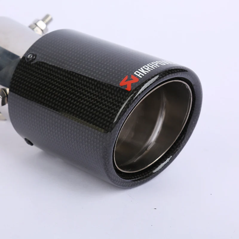 Carbon Fiber Tail Throat Car Exhaust Tail Pipe Lower Bend Multi-Directional Adjustable Curved Tail Throat Scorpio Ak Standard Tail Pipe