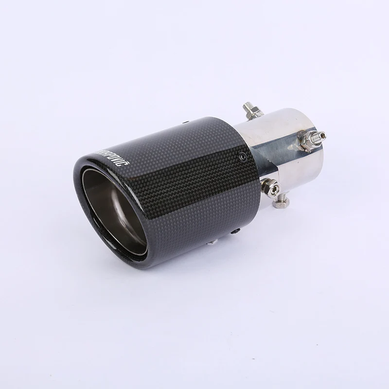 Carbon Fiber Tail Throat Car Exhaust Tail Pipe Lower Bend Multi-Directional Adjustable Curved Tail Throat Scorpio Ak Standard Tail Pipe