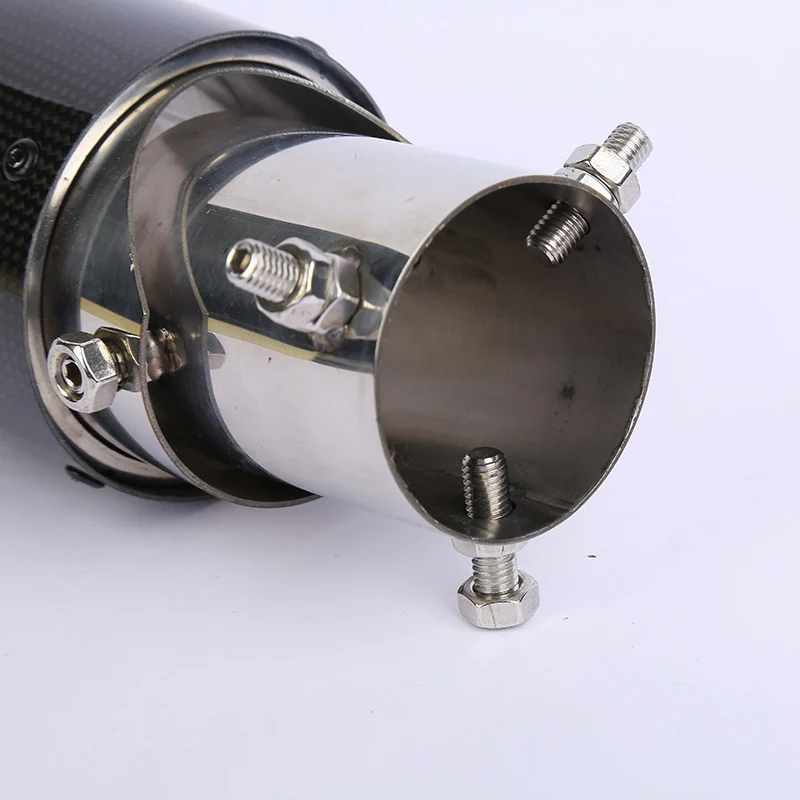 Carbon Fiber Tail Throat Car Exhaust Tail Pipe Lower Bend Multi-Directional Adjustable Curved Tail Throat Scorpio Ak Standard Tail Pipe