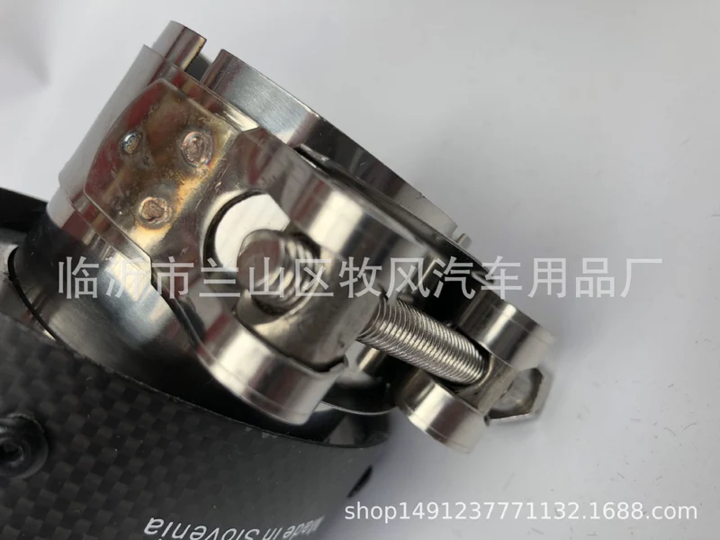 Carbon Fiber Tail Throat Car Exhaust Tail Pipe Lower Bend Multi-Directional Adjustable Curved Tail Throat Scorpio Ak Standard Tail Pipe