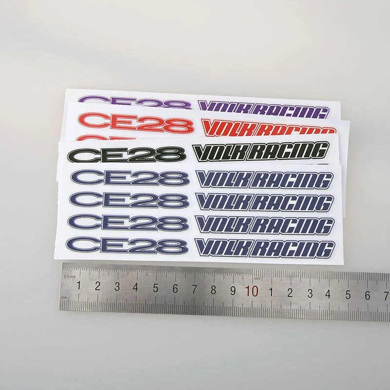 CE28 volk racing modified wheel hub car sticker CE28 wheel tire tire steel ring car sticker