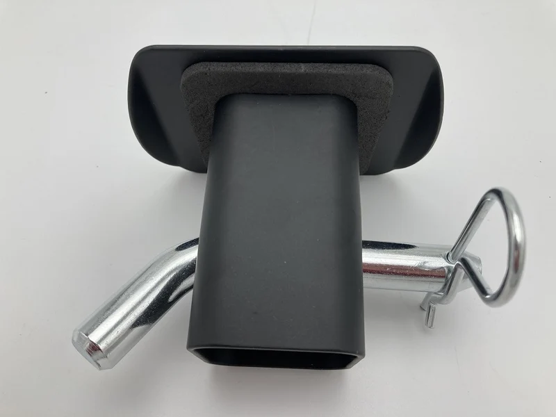 3D three-dimensional red national flag metal trailer hook dust plug car plug cover trailer square port plug American trailer cover