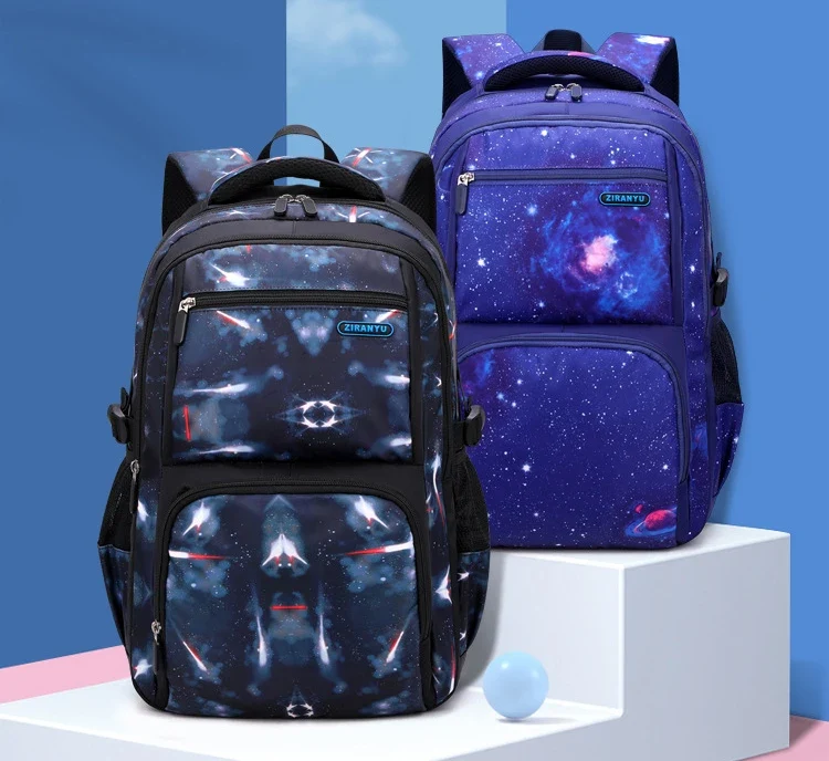 Teenagers Backpacks Boys Fashion Star School Bags Children Travel Bag Kids Knapsack Primary School Backpack Students Bag 9-16Y