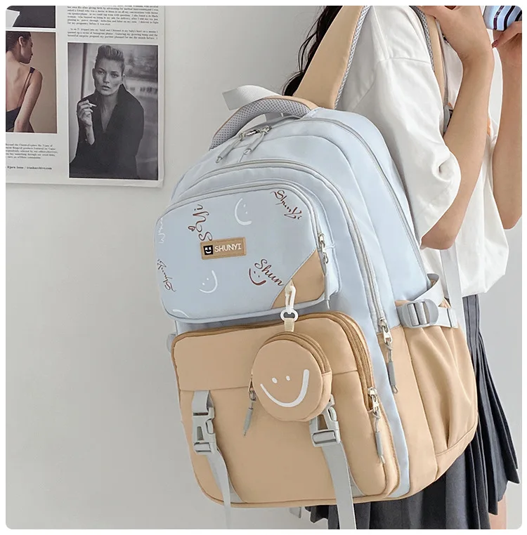 Middle School Student School Backpack School Bags Girls Kids Schoolbag Primary School Backpack Travel Student Book Bag mochilas