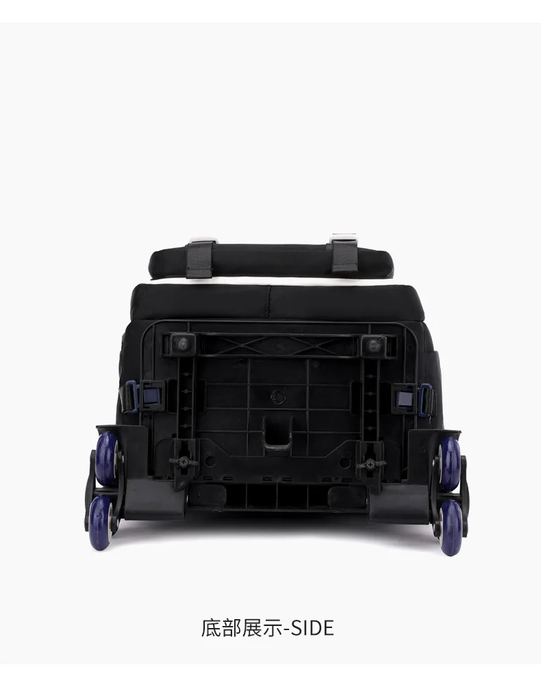 Children School Backpack Trolley Bag with Wheels Students Backpack Book Bag Rolling School bag for Girls Kids Wheeled Backpack