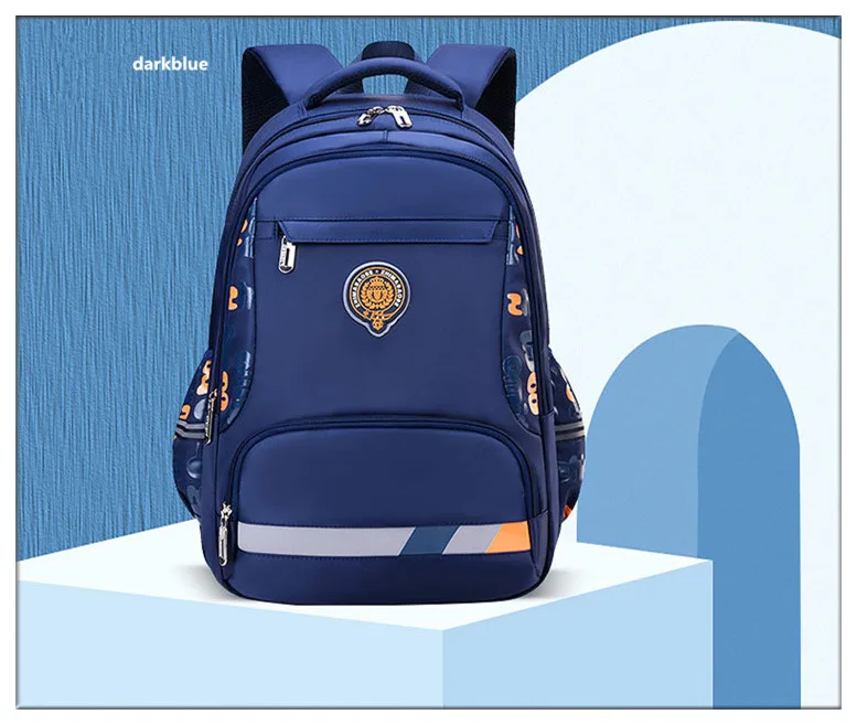primary child school backpacks boys bookbag student luminous backpack large waterproof backpack for school teen boy schoolbag