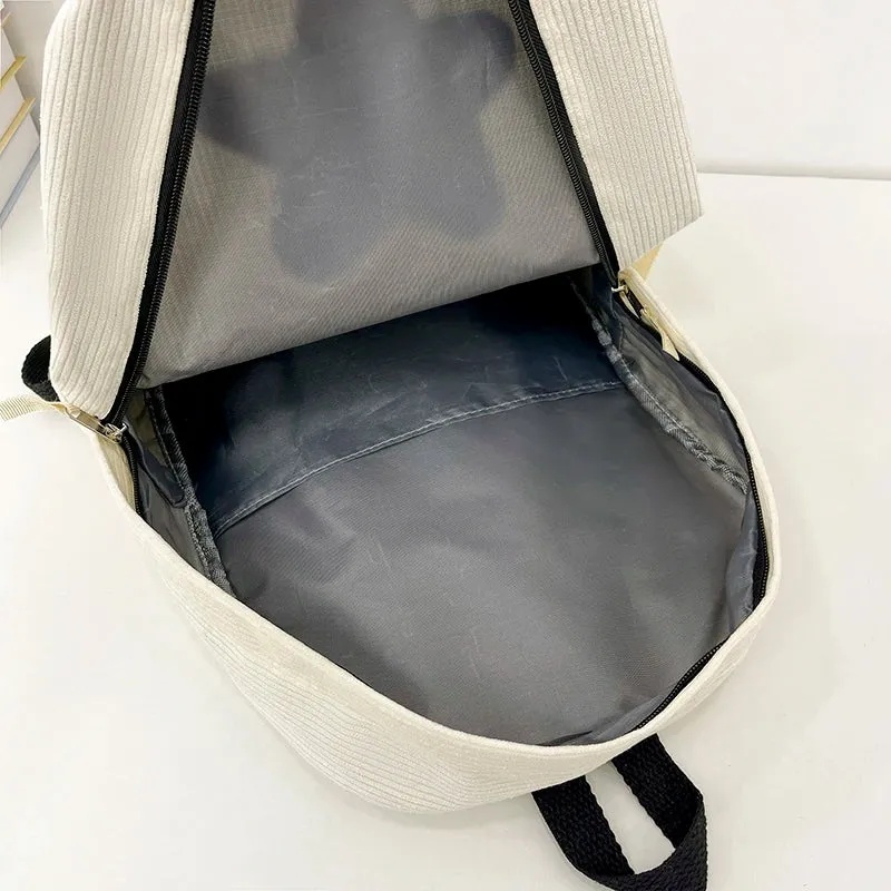 Black Grey White Red Versatile Backpack High Quality Large Capacity Waterproof Travel Bag Washable Nylon Computer Bag Unisex