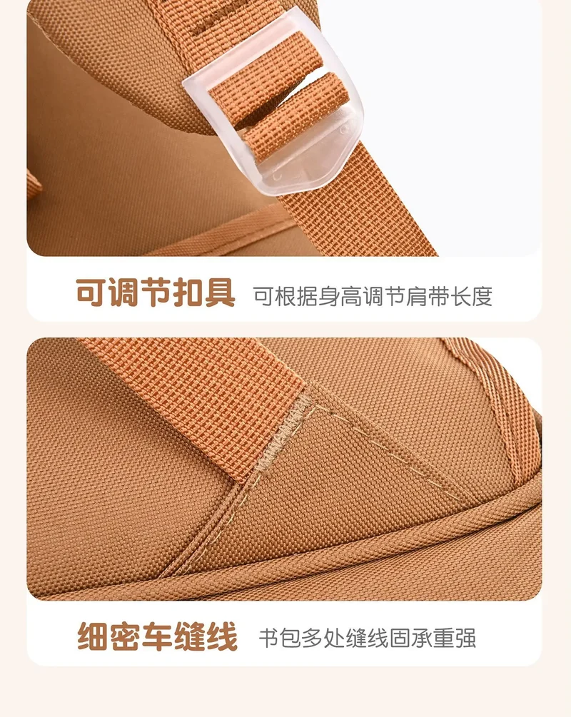 Capybara Rolling School Backpack Children School Bag with Wheels Girls Boys Trolley Schoolbag Rolling Wheeled Backpacks