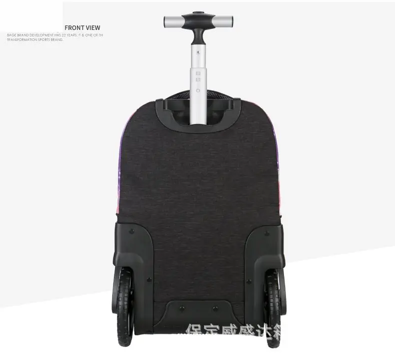 School Bag for girls with wheels Travel Rolling backpack Bags for teenagers travel trolley bag Children wheeled backpack bags