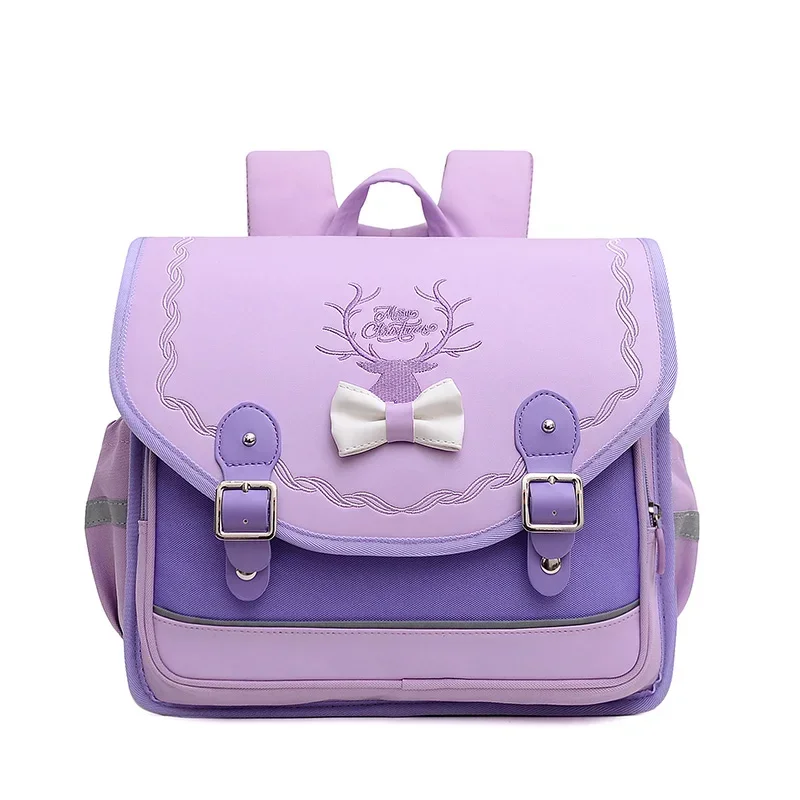 School Bags Girls Orthopedic Backpack Cute Waterproof SchoolBag for Teenage Flip Book Bag Student Grade 1-3 Mochilas Infantil