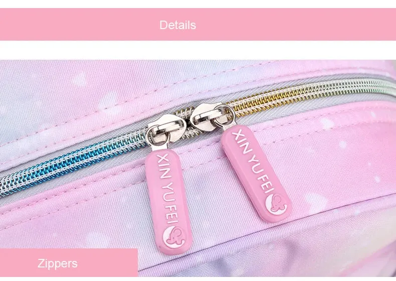 New Unicorn Backpack For Girls Cartoon Pink Princess School Bags Kids Satchels Kindergarten Bookbag Mochila Infantil Escolar