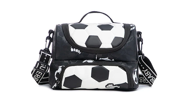 New 3D Cute Orthopedic School Bag For Boys Cartoon Football Backpack Kids Children High Capacity Waterproof 1-3 Grade Schoolbag