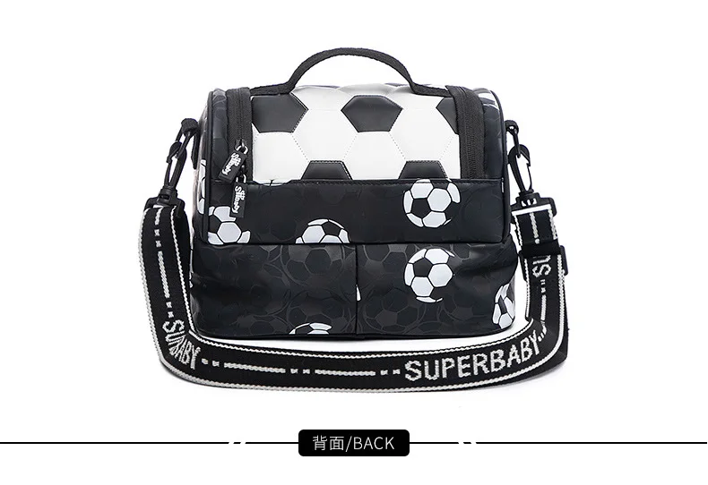 New 3D Cute Orthopedic School Bag For Boys Cartoon Football Backpack Kids Children High Capacity Waterproof 1-3 Grade Schoolbag