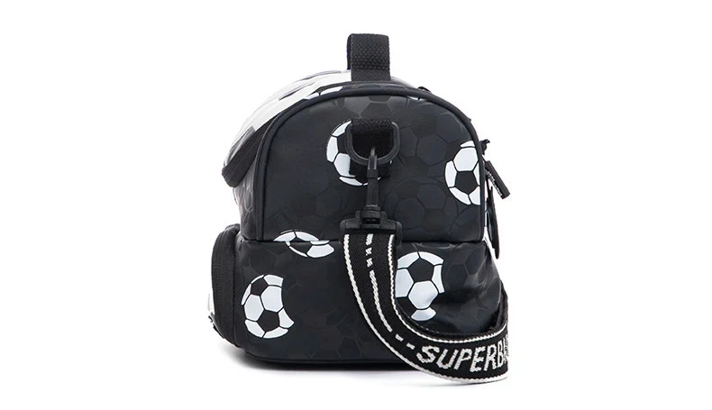 New 3D Cute Orthopedic School Bag For Boys Cartoon Football Backpack Kids Children High Capacity Waterproof 1-3 Grade Schoolbag