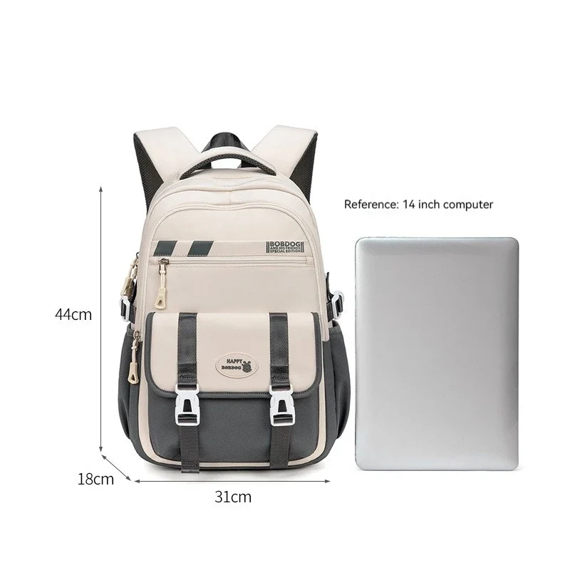 New School Bag with High Appearance Level Junior High School Backpack Large Capacity Primary School Backpack Ins Wind