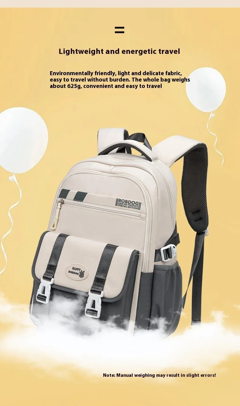 New School Bag with High Appearance Level Junior High School Backpack Large Capacity Primary School Backpack Ins Wind