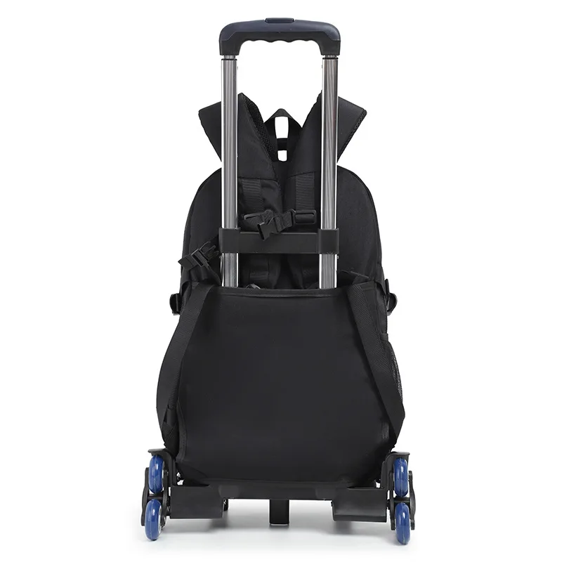 School Rolling backpack bag School Bags with wheels Student wheeled Backpacks for boys Children School Trolley Bag Waterproof