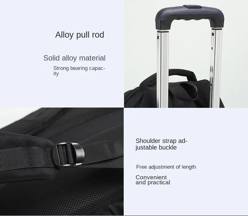 School Rolling backpack bag School Bags with wheels Student wheeled Backpacks for boys Children School Trolley Bag Waterproof