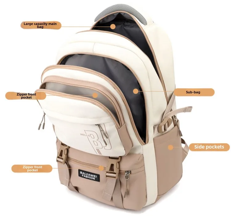 Teen Girls Backpacks for School 8-12 Years Students Casual Fashion Travel Backpacks Portability College Backpack for Women Bag