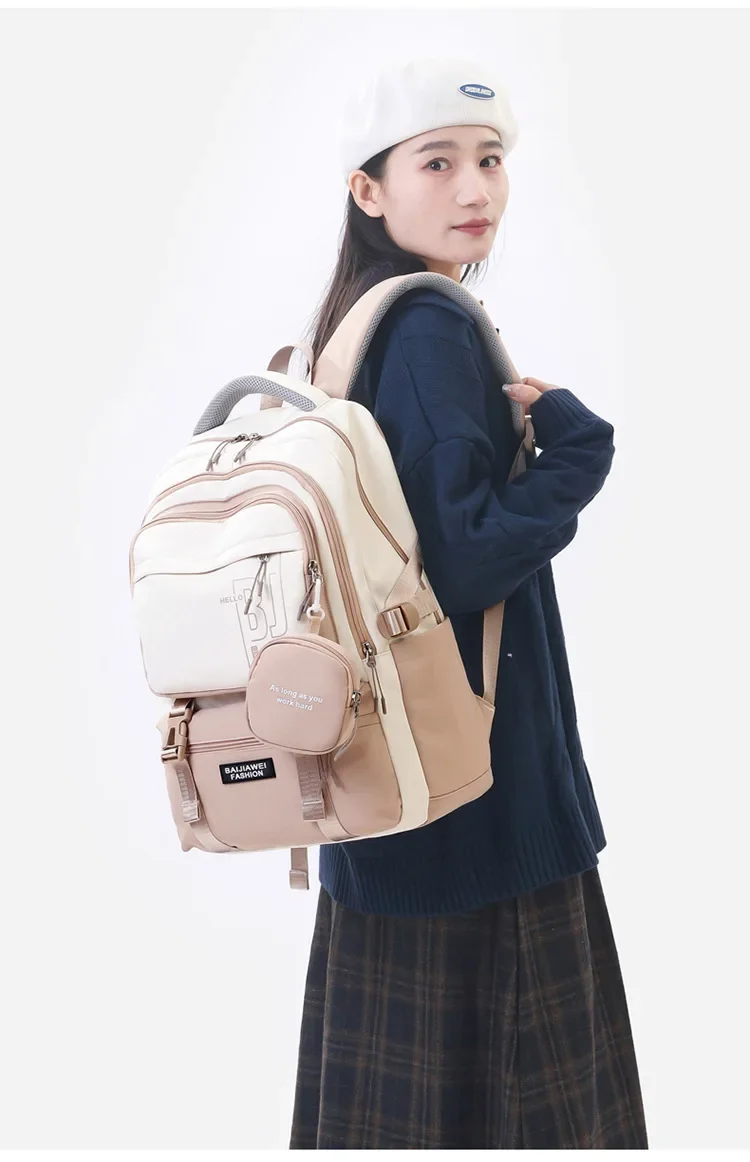 Teen Girls Backpacks for School 8-12 Years Students Casual Fashion Travel Backpacks Portability College Backpack for Women Bag