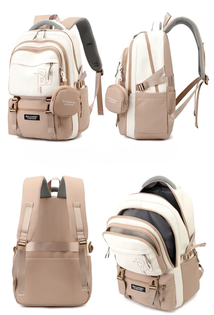 Teen Girls Backpacks for School 8-12 Years Students Casual Fashion Travel Backpacks Portability College Backpack for Women Bag