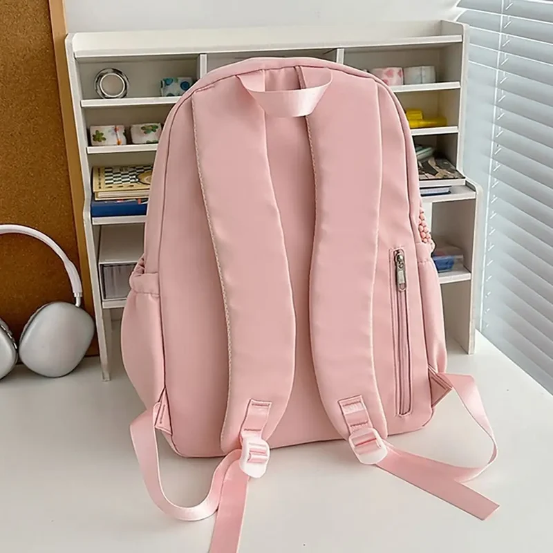 Cute Japanese Style Backpack Nylon Multi-function School Bag Large Capacity Handbag Student
