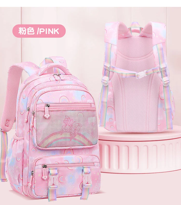 waterproof Children School Bag for Girls Primary princess school backpack Orthopedic Backpacks schoolbag kids Mochila Infantil