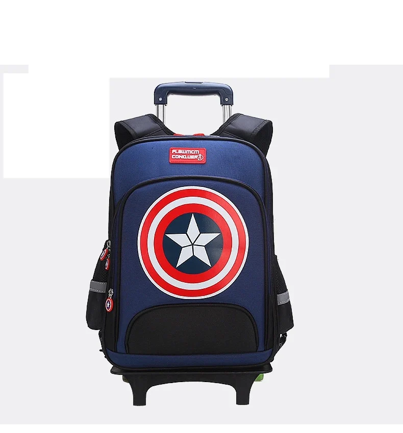 School Rolling backpacks for boys Travel bags for kid Boy's School wheeled backpack wheeled bag for School Trolley bag On wheels
