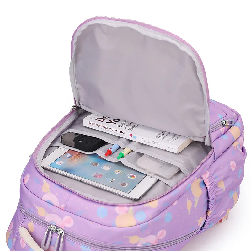 Child Girl Backpacks Primary Junior High School Bags for Girls Children Kids Bookbag Backpack 2025 Back to School Girl Schoolbag