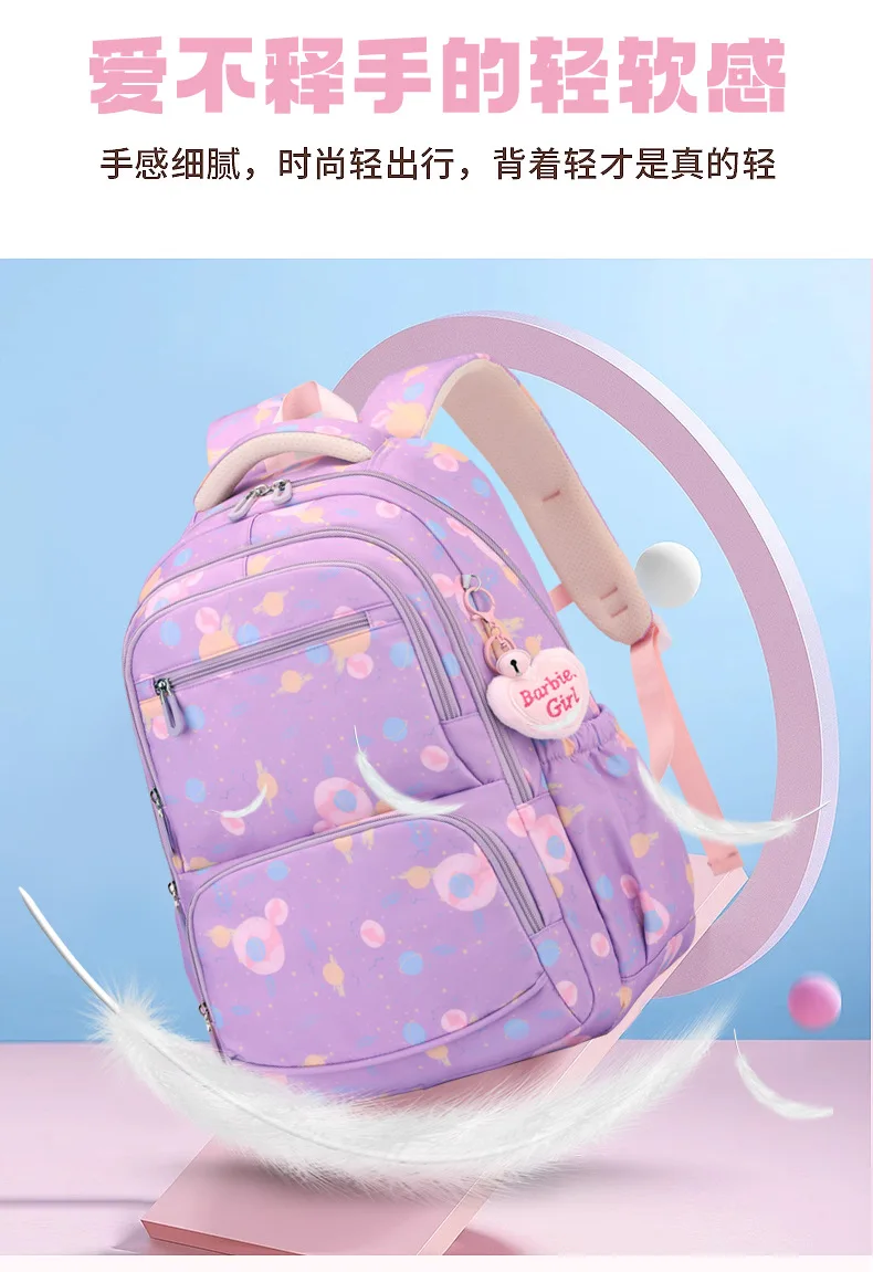 Child Girl Backpacks Primary Junior High School Bags for Girls Children Kids Bookbag Backpack 2025 Back to School Girl Schoolbag