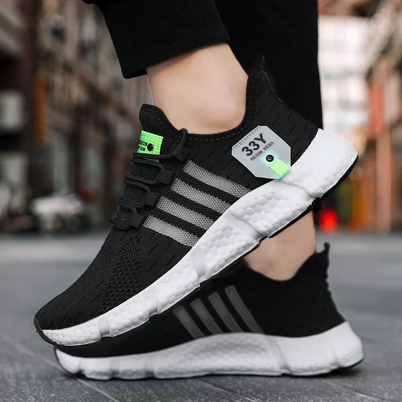 Men Shoes Autumn Soft Casual Shoes Lightweight Mesh Sports Running Shoes Men Sneakers Tenis Masculino Zapatillas Hombre