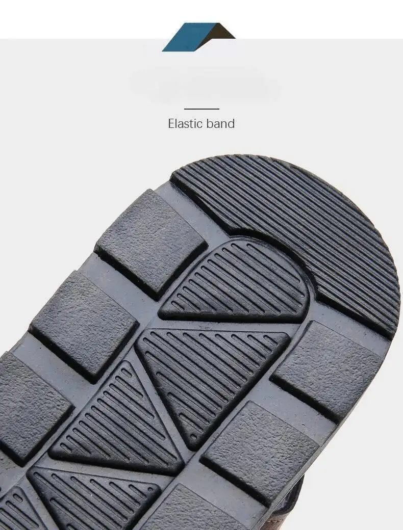 2025 New Fashion Brand Roman Sandals For Men Soft Sole Comfortable High-Quality Leather Beach Men's Casual Shoes