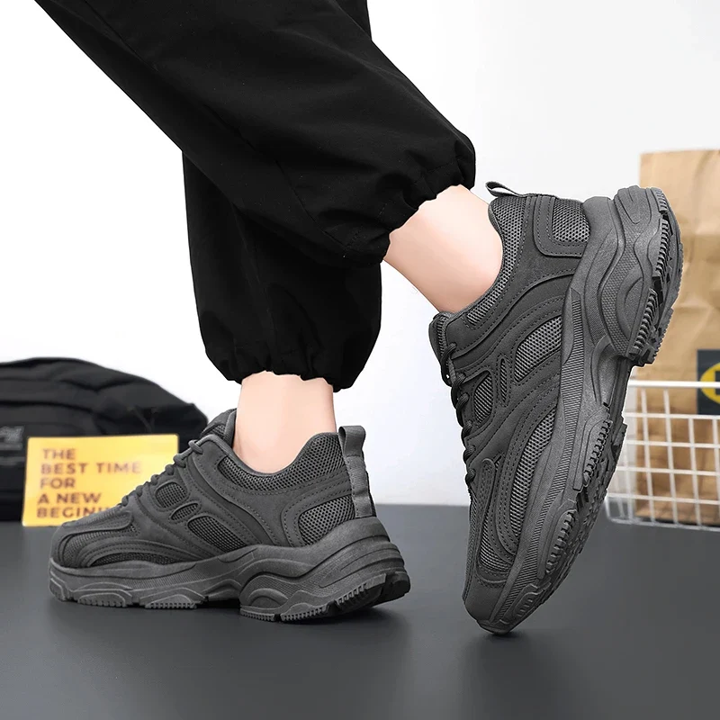 LItfun Non Slip Outdoor Casual Sports Shoes Shoes Breathable Mesh Walking Sneakers Men Running Shoes Lightweight Tennis Shoes