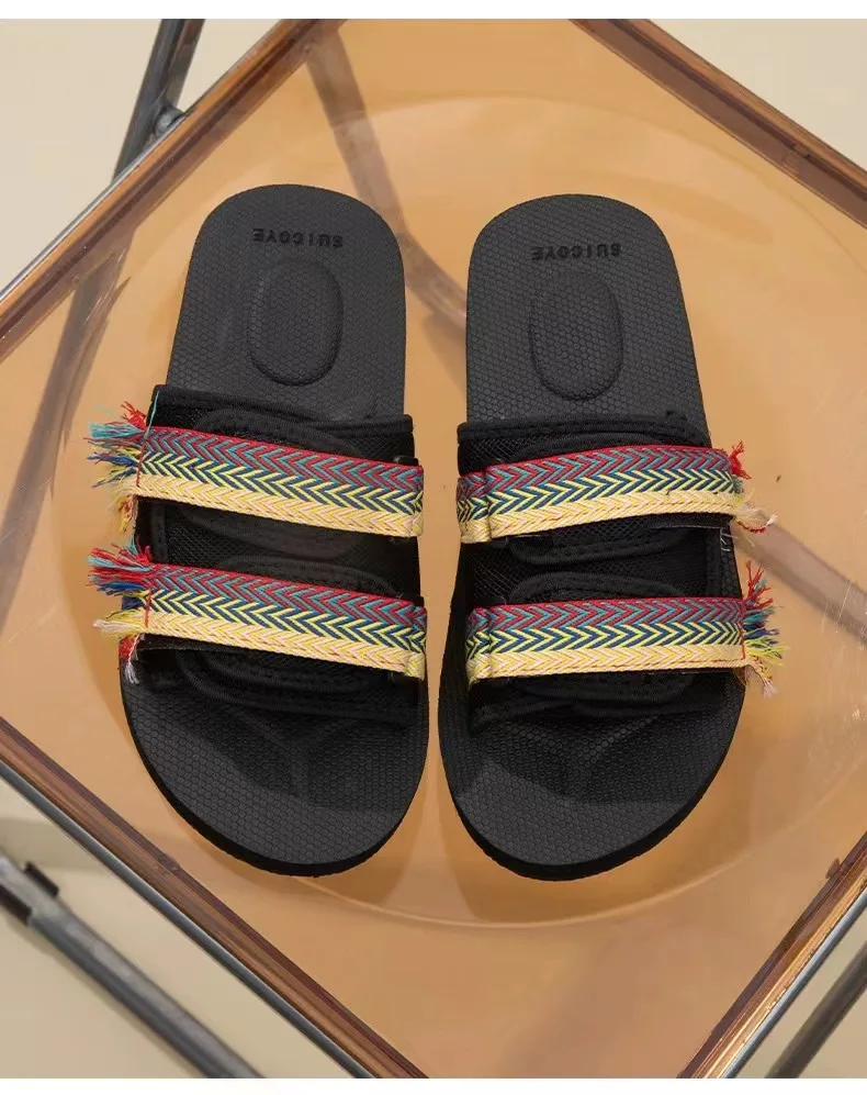 Men Casual Slippers Fashion Indoor Outdoor Beach Women White Sandals Increase Height Round Toe Non-Slip Unisex Zapatos Hombre