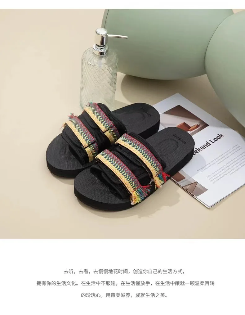 Men Casual Slippers Fashion Indoor Outdoor Beach Women White Sandals Increase Height Round Toe Non-Slip Unisex Zapatos Hombre