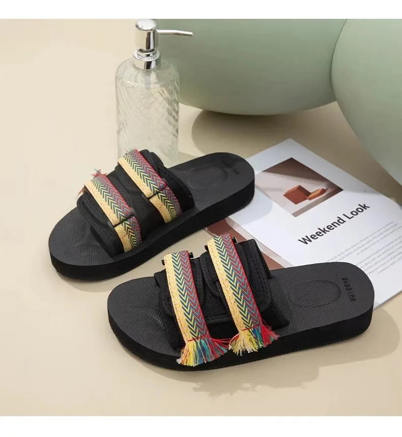 Men Casual Slippers Fashion Indoor Outdoor Beach Women White Sandals Increase Height Round Toe Non-Slip Unisex Zapatos Hombre