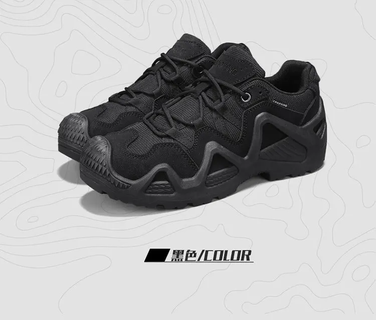 Men Sneakers 2025 Autumn New Outdoor Hiking Shoes Retro Platform Non-slip Casual Sneakers Lace-up Climbing Shoes Sports Shoes