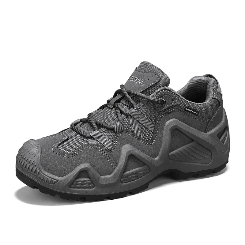 Men Sneakers 2025 Autumn New Outdoor Hiking Shoes Retro Platform Non-slip Casual Sneakers Lace-up Climbing Shoes Sports Shoes