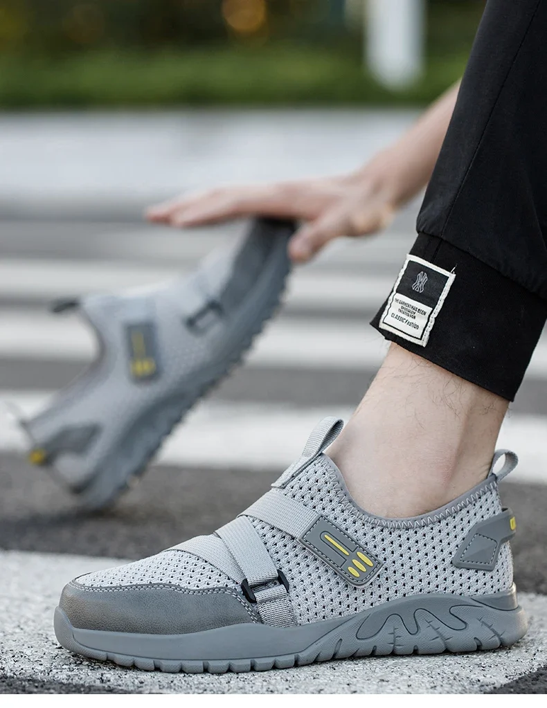 Breathable Summer safety shoes anti-puncture safety work sneakers plastic toe safety shoes 6kv insulated electrician work shoe