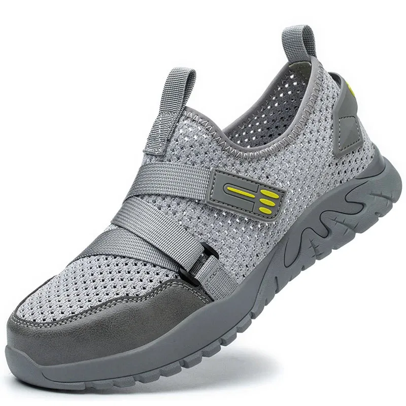 Breathable Summer safety shoes anti-puncture safety work sneakers plastic toe safety shoes 6kv insulated electrician work shoe