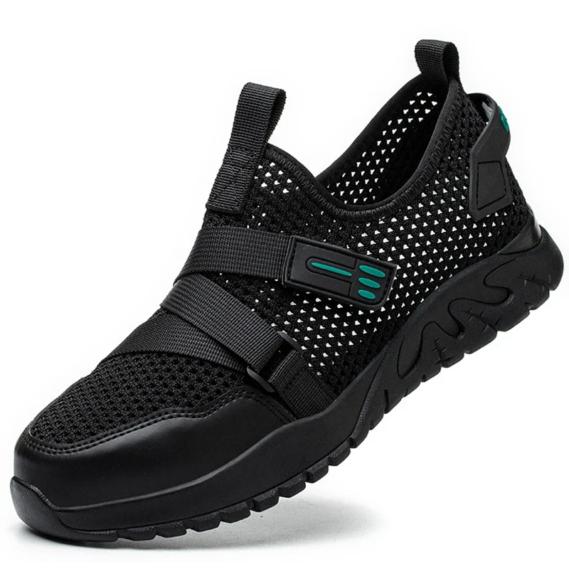 Breathable Summer safety shoes anti-puncture safety work sneakers plastic toe safety shoes 6kv insulated electrician work shoe