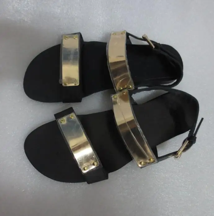 Summer Men Shoes Designer's Genuine Leather Men Sandalias Zapatos Mujer Rome Rock Fashion Mens Sandal Shoes flat men sandals