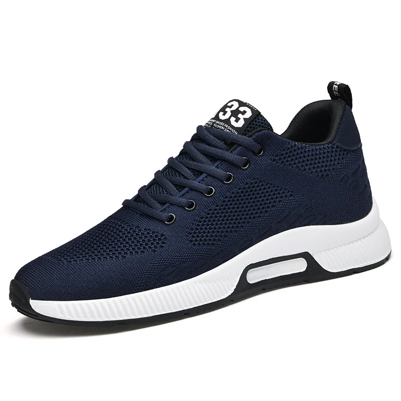 Plus Size 46 Men Sneakers Elevator Shoes Summer Mesh Breathable Heightening Shoes Man Invisiable Increased 6CM Taller Shoes