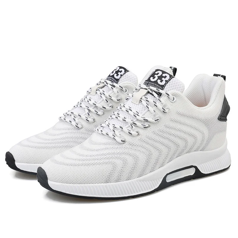 Plus Size 46 Men Sneakers Elevator Shoes Summer Mesh Breathable Heightening Shoes Man Invisiable Increased 6CM Taller Shoes