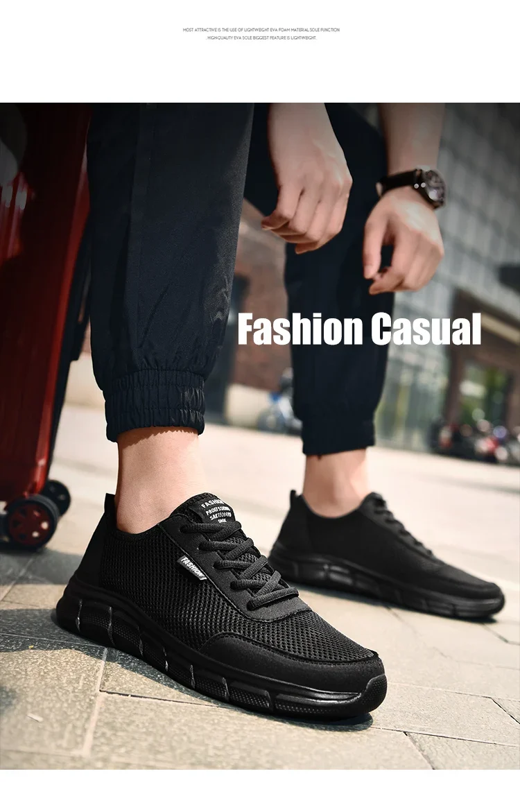 Men's Shoes Casual Mesh Summer Sneakers Breathable Lightweight Tenis Men Walking Sneaker Comfortable Masculino Zapatillas Hombre
