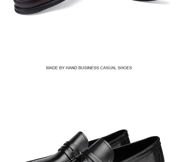 Vintage Top Layer Genuine Leather Slip on Loafers Breathable Moccasins Driving Design Casual Cowhide Shoes for Men