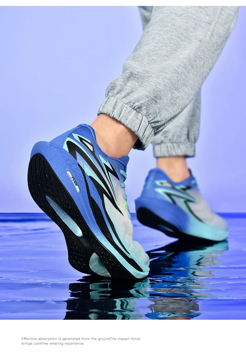 Men's Running Shoes Jogging Breathable Mesh Cushioning Non-Slip Outdoor Casual shoes Couple Trainer Race Sneakers Off-road Shoes